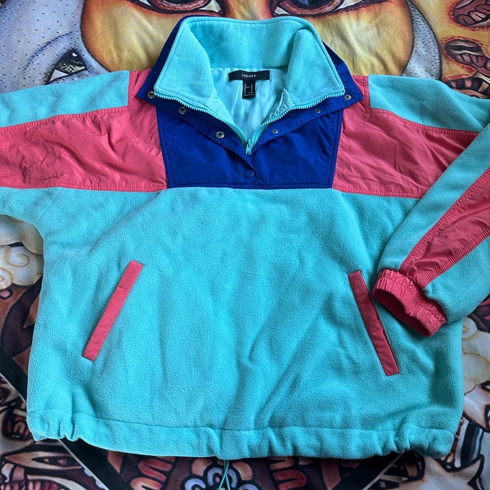 Forever 21 Fleece Zip
